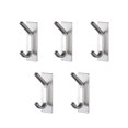 thumbnail image 1 of Bewildely Paquete de 5 ganchos para toallas, acero inoxidable, gran capacidad de carga, colgador de toallas de acero inoxidable multiusos Juegos de accesorios de baño verdaderas cualidades, 1 of 6
