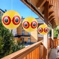 thumbnail image 2 of Inflable PVC para Ojos Repelente Pájaros Globo Pelota Playa Granja Huerto Antipájaros (amarillo) (amarillo Con Adhesivo Láser Cordón), 2 of 9