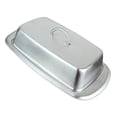 thumbnail image 4 of Traditional Stainless Steel Covered Butter Dish Lid with Knob-03 Style03, 4 of 6