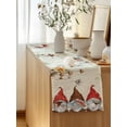 thumbnail image 5 of Table Runner 36 Inches Long for Kitchen Dining, Gnomes Spring Floral Dresser Scarf Farmhouse, Dining Table Decorations for Wedding/Parties, Daisy Pastoral Flowers Watercolor 13 x 36 In, 5 of 8
