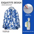 thumbnail image 5 of Vibrant Hawaii Tropical Wind Palm Leaves Print Backpack: Durable & Lightweight Daypack for Students, Large Capacity Laptop Bookbag for Campus Commute, The Perfect Gift for High School & College, 5 of 6