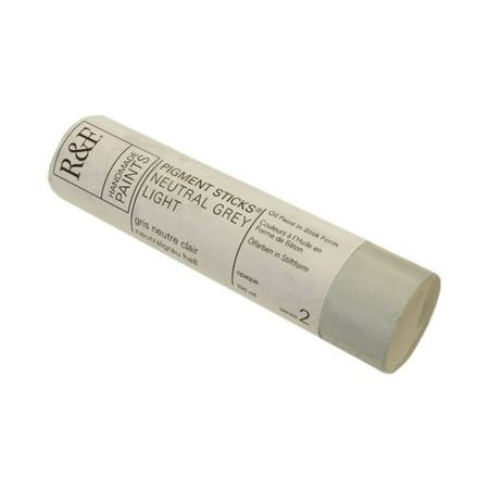 UPC: 0836943003019 | R&F Handmade Paints Pigment Stick  100ml  Neutral Gray Light