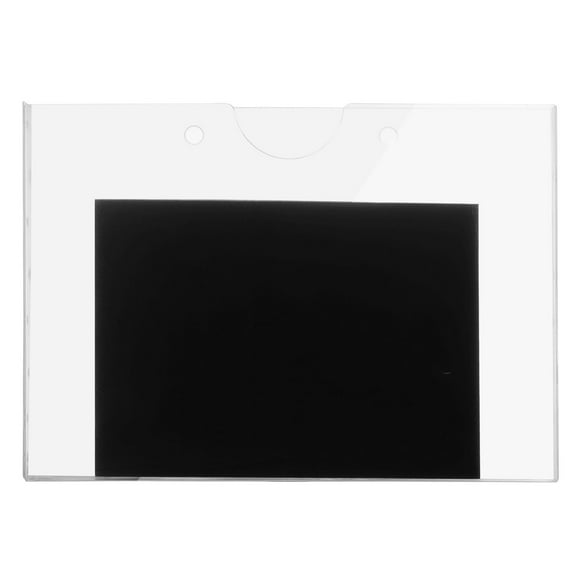 5 Pack Magnetic Sign Holder 8.5 x 11 Wall Mount, Self Adhesive Display Picture Frames, Poster Stick Board, Document