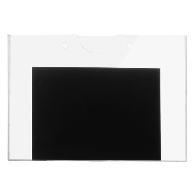 Soporte de señal magnético de 5 paquetes 8.5 x 11 para montaje en pared, marcos de exhibición autoadhesivos, tablero de pegatinas de carteles, documento