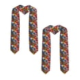 thumbnail image 2 of Haiem Easter Eggs Pattern Graduation Stole 2024 | Premium Satin Sash for Graduation Ceremony, 2 of 7