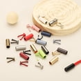 thumbnail image 4 of Uxcell Shoe Lace Tips, 56 Pack Zinc Alloy Shoelace Head Cylindrical Tips Cords End Replacement for Shoestring Repairing Clothes Trouser String DIY, 4 Colors, 4 of 7