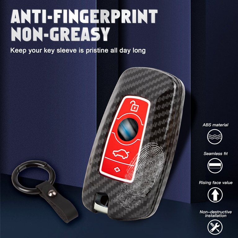 Carbon Fiber Remote Key Fob Case Cover For BMW 1 2 3 4 SERIE F20 F22