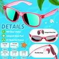 thumbnail image 5 of Prociv 16 Pack Kids Sunglasses Bulk, Kids Sunglasses Party Favor, Neon Translucent Sunglasses with UV400 Protection, Boys Girls Age 3-8, Beach Pool Birthday Party Supplies, 5 of 7