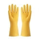 thumbnail image 1 of Guantes Reutilizables para el Hogar, Guantes de Goma para Lavar Platos, Grosor Extra, Mangas Largas, Limpieza de Cocina, Trabajo, Pintura (Talla M, Amarillo, ), 1 of 5