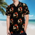 thumbnail image 5 of High Quality Hawaiian Shirts for Men Short Sleeve Aloha Beach Shirt Floral Summer Casual Button Down Shirts Blouses 9AQNER, 5 of 7