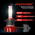 thumbnail image 4 of Pack of 6 Bulbs H7+H11+H11 Combo LED Headlight Kit High Low Beam Fog Light 6000K White, 4 of 12