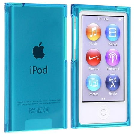 Insten Snap-on Slim Case For Apple iPod nano 7 7th Generation, Clear Blue