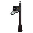 thumbnail image 1 of Special Lite Products Classic Curbside Mailbox with Locking Insert and Main Street Mailbox Post with Base, 1 of 1