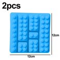 thumbnail image 2 of Building Brick Ice Tray Or Candy Mold For Lego Lovers! 2 Pack Ice Cube Molds, 2 of 5
