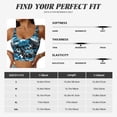 thumbnail image 5 of Goofa Football Time Printed Sports Bras for Women, High Impact Running Bra Workout Crop Tank Tops Longline Sports Bra Push up-Small, 5 of 9