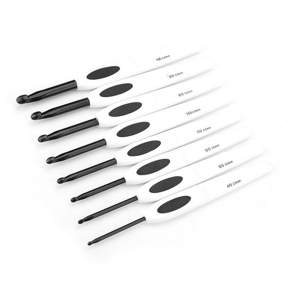 Boot Hook Knitting Needles, Plastic Porcelain Handle Hooks Sewing Accessories Crochet Hook for Sewing Knitting, Knitting Needle Tools Shoe Repair