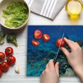 thumbnail image 3 of Fish Cutting Board, Exotic Fish and Turtle in Fresh Water on Stony Corals Bio Diversity Wild Life Photo, Decorative Tempered Glass Cutting and Serving Board, Large Size, Multicolor, by Ambesonne, 3 of 5