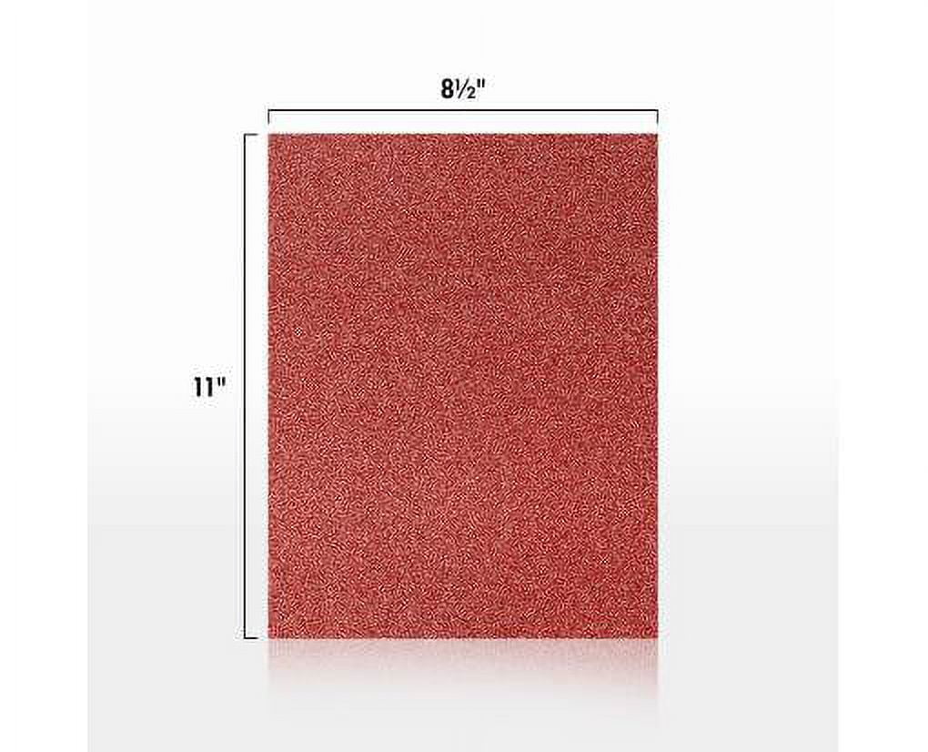 LUXPaper 8.5 x 11 Cardstock, 106 lb. Holiday Red Sparkle, 1000/Pack