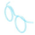 thumbnail image 3 of Peggybyg Fun Loop Drinking Straw Eye Glasses Reusable Crazy Funky Drinking Tube Plastic, 3 of 8