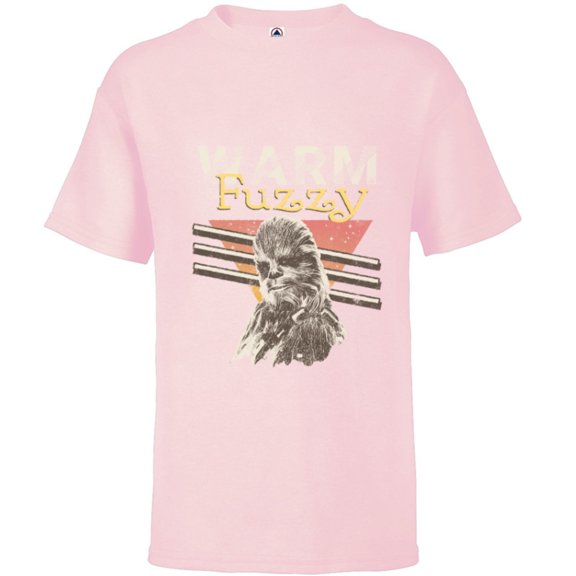 Star Wars Chewbacca Warm Fuzzy Wookiee - Short Sleeve T-Shirt for Kids - Customized-Soft Pink
