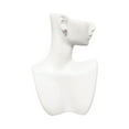 thumbnail image 4 of Delight Jewelry Silvertone Mini 3-D ''Little Sister'' Heart Pink Crystal Clip on Earrings, 4 of 5