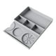thumbnail image 3 of Caja de almacenamiento de herramientas para tapete de apisonamiento de espresso, accesorios de silicona, 20 x 25 x 2,6 cm, fácil de lavar Gris, 3 of 9