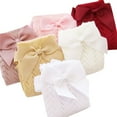 thumbnail image 5 of ZAXARRA Baby Girls Stockings Solid Color Long Tube Socks with Bowknot Decoration, 5 of 5