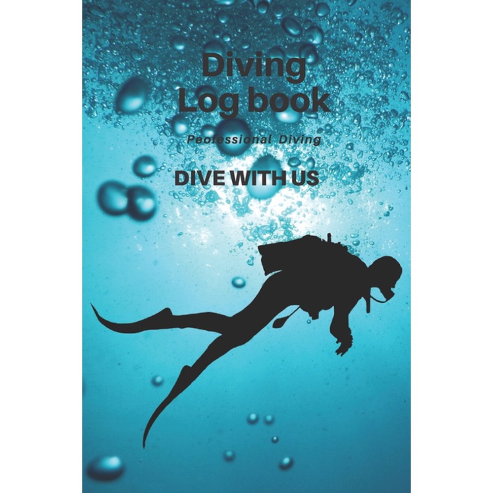Dive Diving Logbook Scuba Diving Log Book, Scuba Log BookMini Size