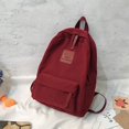 thumbnail image 3 of Women Book Bags Fashion Simple Laptop Backpacks Girl Student Backpack (Pink), 3 of 10