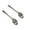 Grey-2Pcs, variant on 304 Stainless Steel Skull Sugar Spoon Dessert Tea Coffee Stirring Spoon