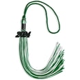 thumbnail image 4 of Endea Graduation Green/White Mixed Color Graduation Tassel with Black Date Drop, 4 of 10