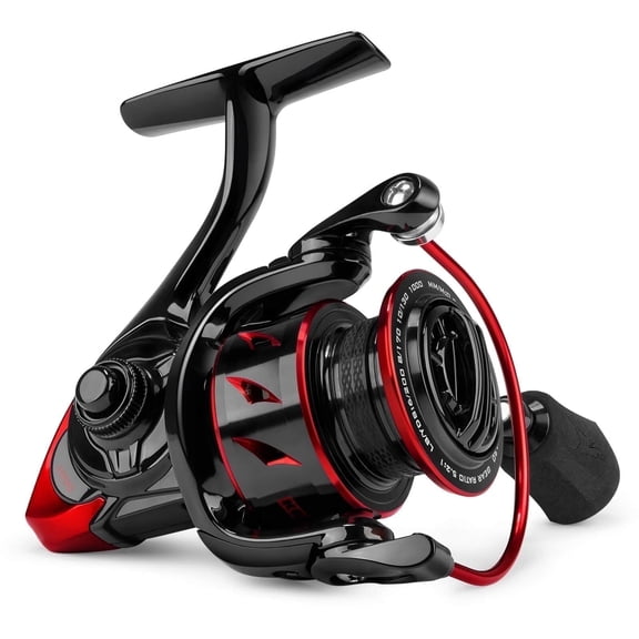 KastKing Sharky III 4000 Spinning Fishing Reel- 39.5 LBs Max Drag Carbon Fiber -10 1 Stainless BB for Saltwater or Freshwater