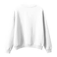 thumbnail image 4 of WTOBBY Women's Casual Fashion Round Neck Long Sleeve Christmas Printed Sweatshirt, Sporty Comfort for Holiday Season and Everyday Active Wear,White XL, 4 of 5