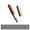 Red, variant on Portable Fountain Pen Wooden Body Brass Cap Small Journal Writer Tool with 20 Cartridges for Daily Notes Travel Backup