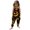 Black1, variant on Gunia Toddler Girl Halloween Outfit Flannel Pumpkin Kids Suspender Romper Loose Harem Style Jumpsuit Festive Party Outfits Black 2-3 Years