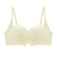 thumbnail image 2 of CHUMUD Womens Seamless Push Up Bra Smooth Finish Adjustable Straps Deep V Everyday T-Shirt Bra 32-40, 2 of 3