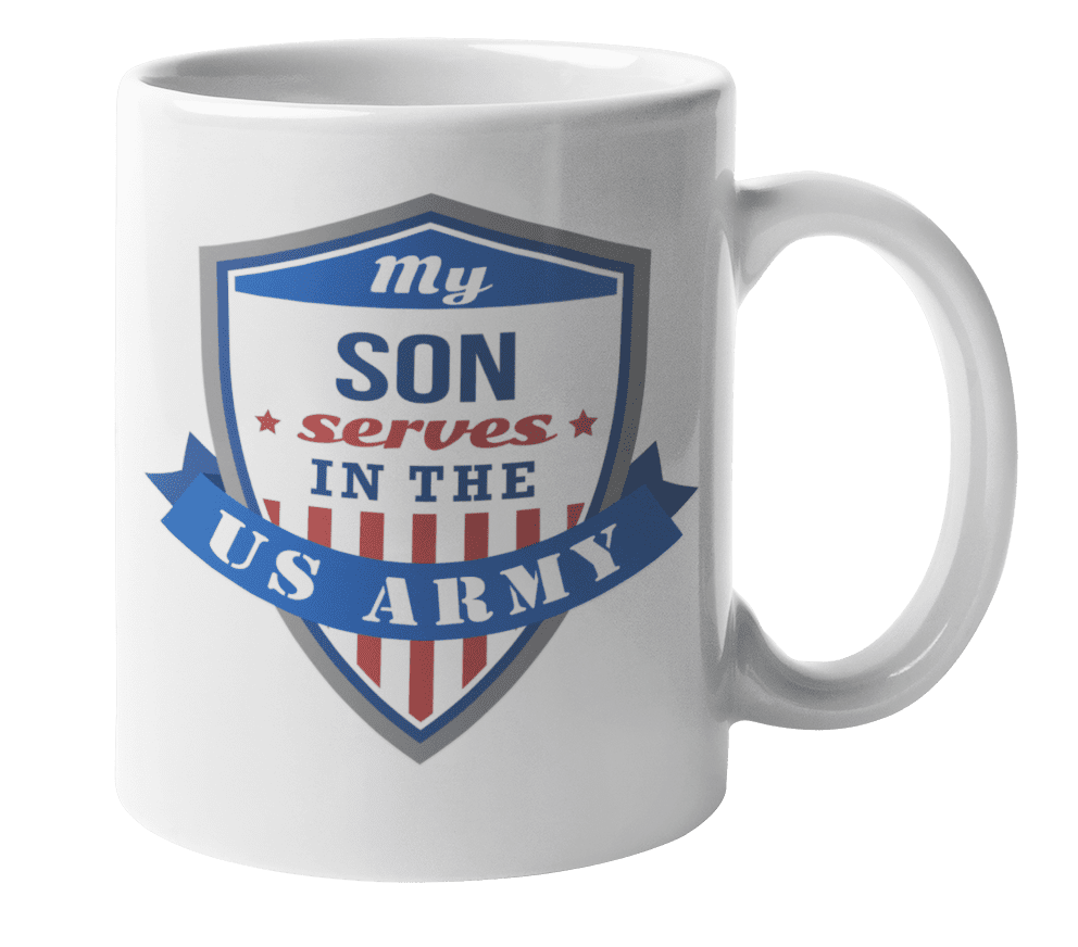US Army Mom Emblem Sublimated Collectible Coffee Cup Mug 