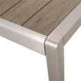 thumbnail image 2 of Afuera Living Outdoor Aluminum Dining Bench in Natural and Silver, 2 of 9