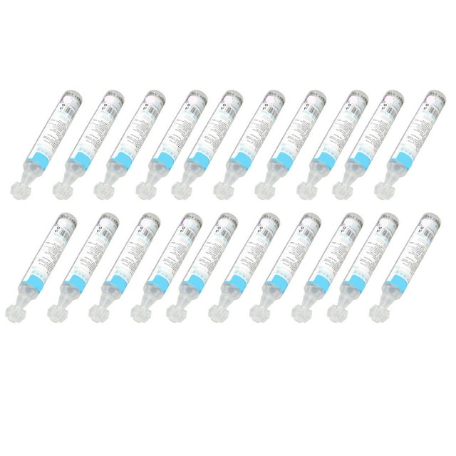 Salt Water Cleaning Solution, 20pcs Eye Care 15ml Mild Rhinitis Relief Sodium Chloride Saline Solution Skin Cleaning for