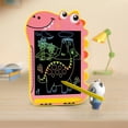 thumbnail image 4 of Tableta de escritura LCD SaharaCase 8.5 Kids Dinosaur Pink, 4 of 8