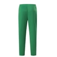 thumbnail image 5 of JUMEYU Boys Cargo Pants Straight Leg Boys Baggy Cargo Pants Casual Loose Fit Parachute Pant Fashion Harem Joggers Trousers with Pockets Size 11-12 (Green,11-12 Years), 5 of 7
