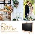thumbnail image 5 of IBASETOY Black Wooden Desktop Chalkboard Sign with Stand for Daily Use and Message Display, 5 of 5