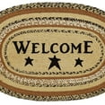 thumbnail image 2 of VHC Brands 10120 20 x 30 in. Kettle Grove Oval Shape Stencil Welcome Braided Jute Rug, 2 of 3