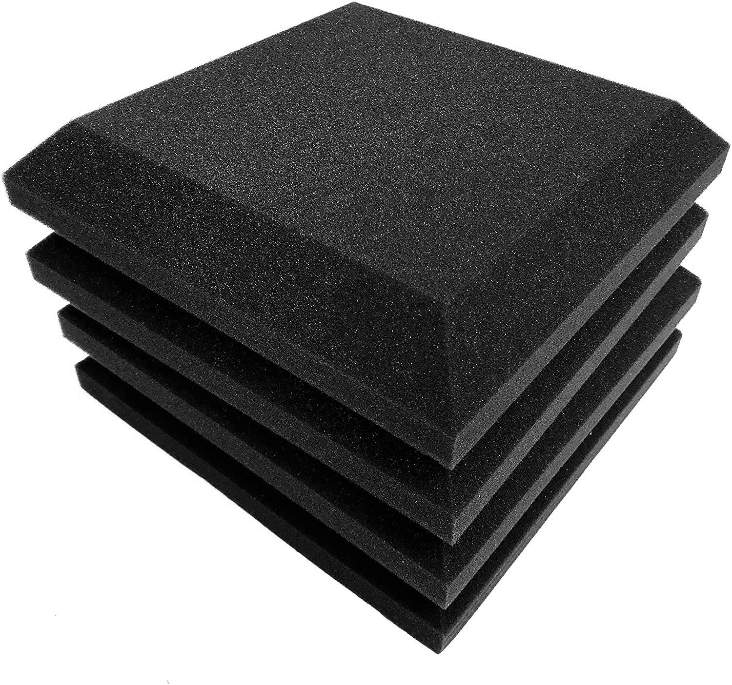 Fstop Labs 12 Pack Set Acoustic Foam Panels, 2" X 12" X 12" Acoustic