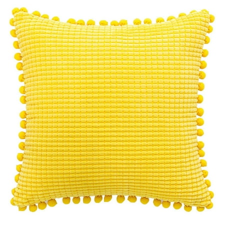 

skpabo Corduroy Throw Pillow s Square Cushion Living Room Sofa Bed Back Chair Cushion Cover Back Seat Cushion Support Soft Warm Plush Lazy Sofa Office Seat Pad Pillow