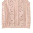 thumbnail image 3 of Jalioing Girls Knitted Camisoles Summer Lightweight Crochet Tank Tops Toddler Girls Cute Sleeveless Sweater Tops, 3 of 4