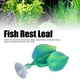 thumbnail image 4 of Hoja de descanso de peces Hoja de descanso de peces artificiales Cama de peces Cama de peces de silicona Hoja de peces decorativa Hoja de descanso de peces Simulación de doble, 4 of 7