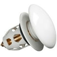 thumbnail image 3 of 4 Pcs White Bathroom Sink Drain Plug Stopper Anti-Clogging Wash Basin Core Bounce Up Drain Filter Shower Sink Ceramic Drain Plug, 3 of 12