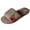 Khaki, variant on Wensltd Women Slide Slippers Soft Flat Sole Indoor Daily Slippers Wide Width For Bedroom Solid Color