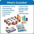 thumbnail image 2 of Conjunto de actividades hand2mind Numberblocks Sheep Farm MathLink Cubes, 2 of 9